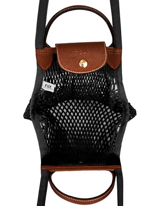 Longchamp Le pliage filet Schoudertas Zwart